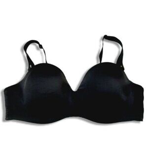 ADDITION ELLE Strapless Multiway T-Shirt Bra Moulded Cups Black Sz 38 DDD